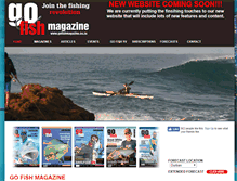 Tablet Screenshot of gofishmagazine.co.za